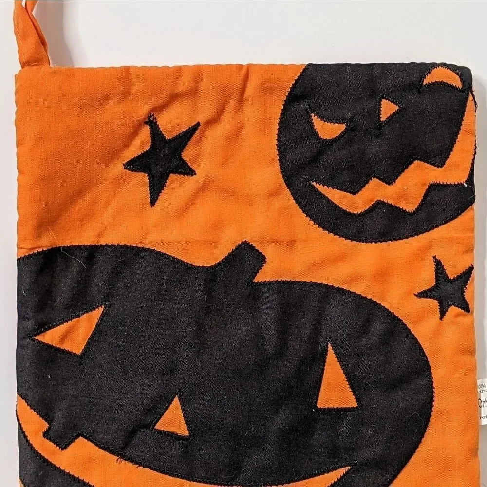 Cotton Halloween Quilted Potholders Set Of Two